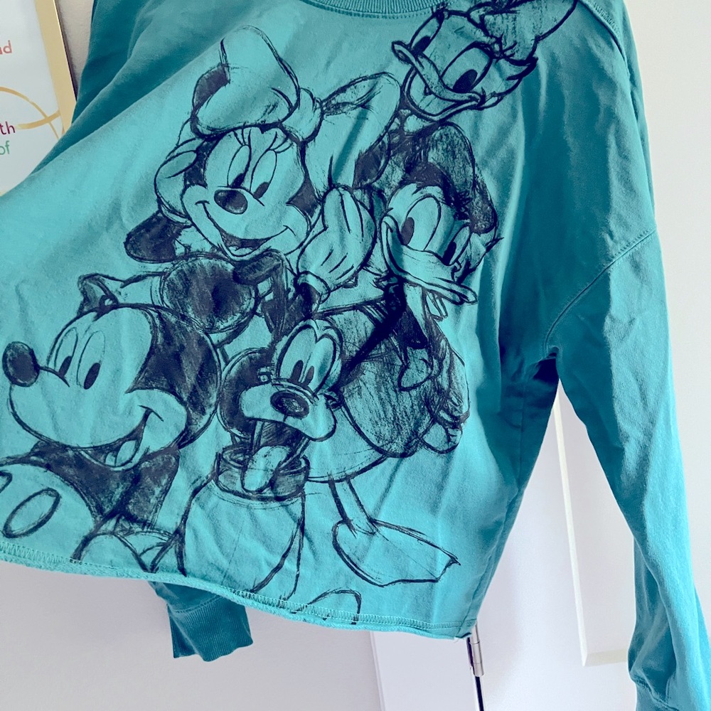 Disney Crop Sweat Shirt
